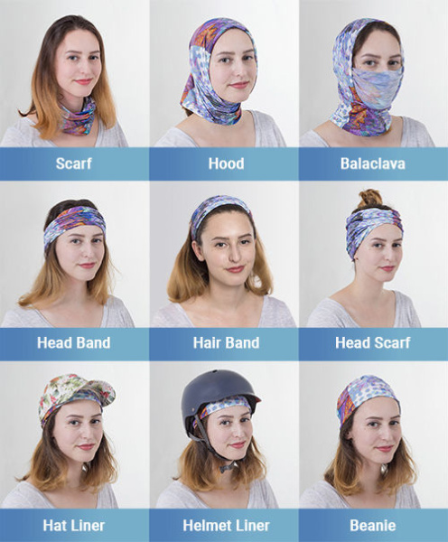 Бандана BUFF Polar (Унисекс; one size; Kurzeme Dark Navy)